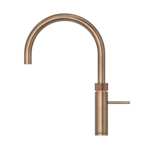 Quooker Fusion Round - Bruneret messing - Uden beholder