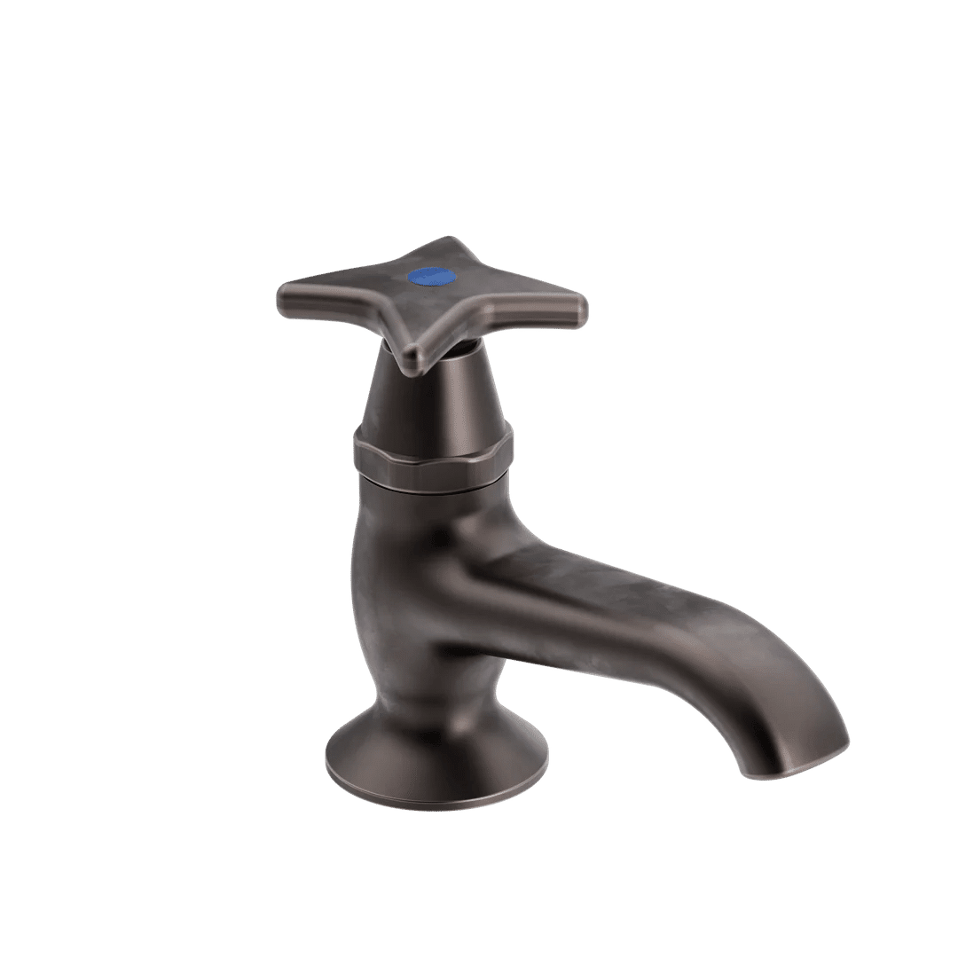 Toni Copenhagen Krydsgreb Servantehane - bruneret messing