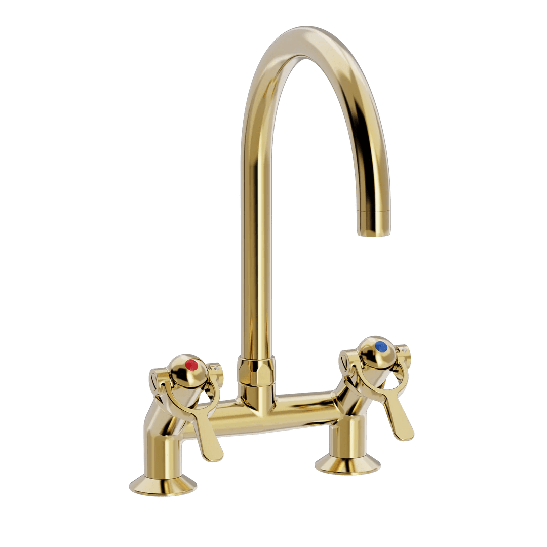 Toni Copenhagen SP armatur 45 grader m. Ø200 tud - messing