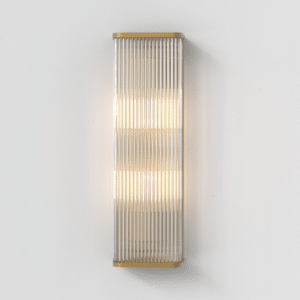 Avignon Square væglampe fra Astro Lighting - Avignon 500 / Antik messing