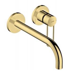 Axor Uno håndvaskarmatur med bøjlegreb til indbygning komplet sæt - 225mm - poleret messing