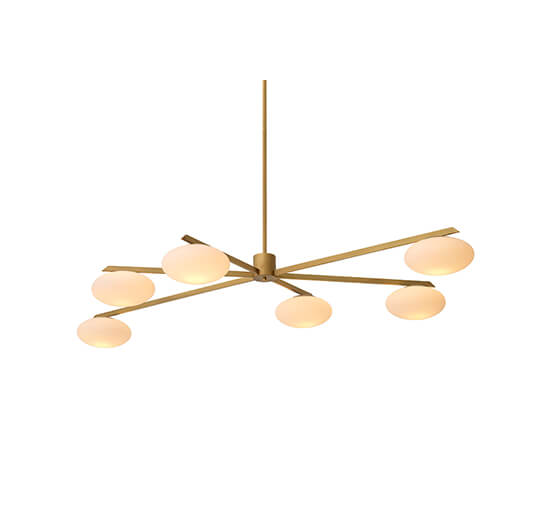 Evergreen takkrone antik messing