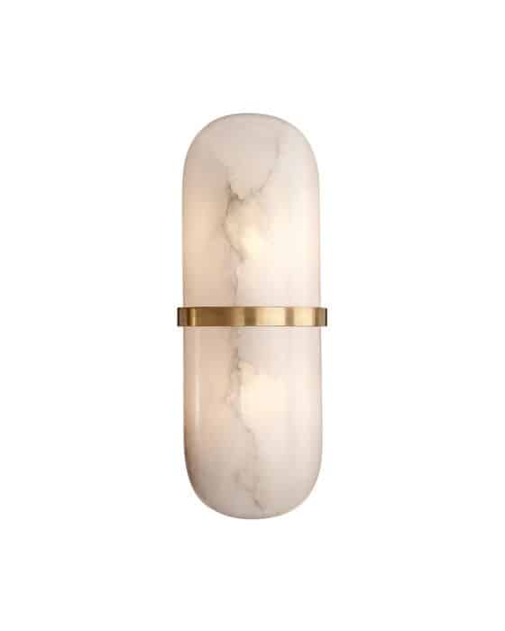 Melange Pill Form væglampe messing