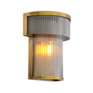 Andromeda væglampe antik messing