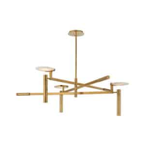 Melange Floating Disc lysekrone messing